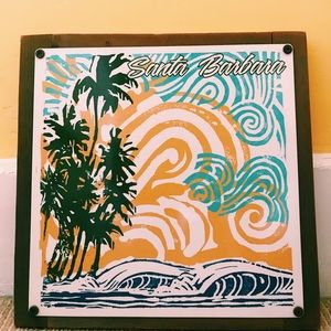 Colorful Painting of Santa Barbara